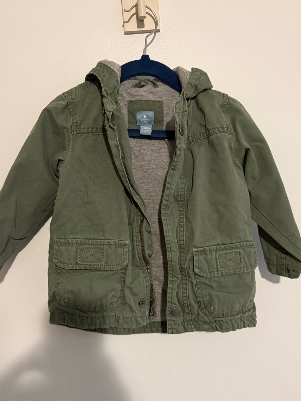 Baby Gap Hooded Jacket - Olive